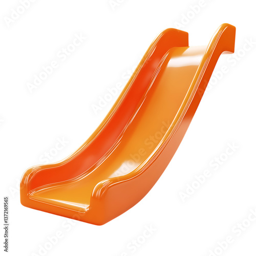 Orange slide for kids png