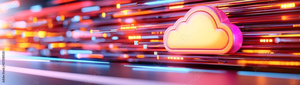 Obraz premium Secure cloud network with firewalls and encryption virtual environment digital concept modern technology high-speed connections