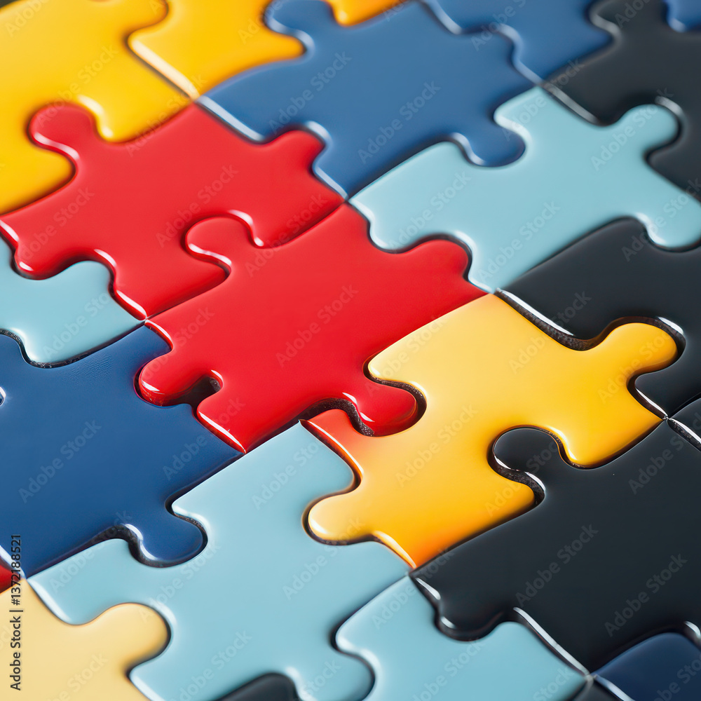 Obraz premium jigsaw puzzle pieces