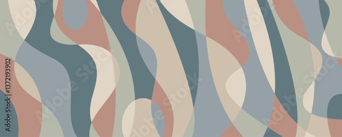 Abstract background with hand drawn doodle lines art.