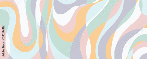 Abstract background with hand drawn doodle lines art.