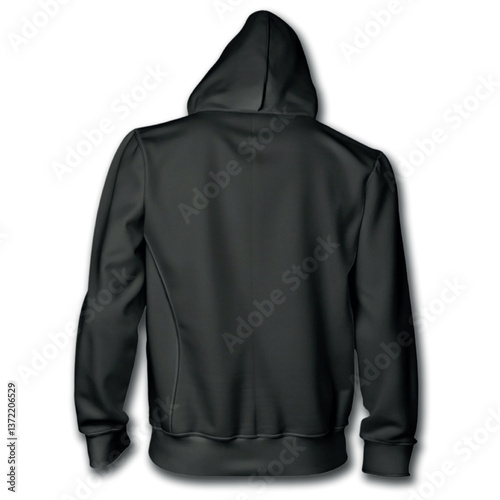 black jacket isolated on white background