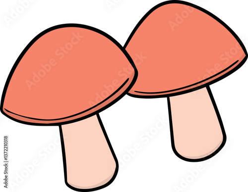 Illustration of mushroom
