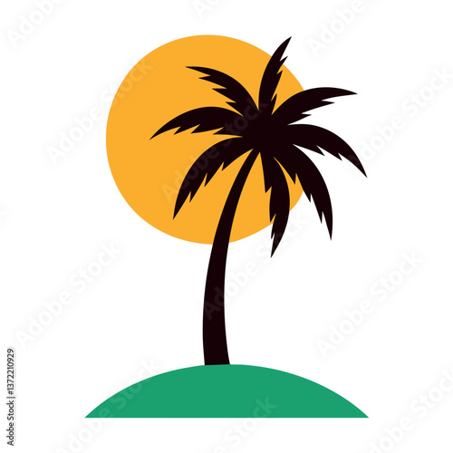 palm tree vector illustration