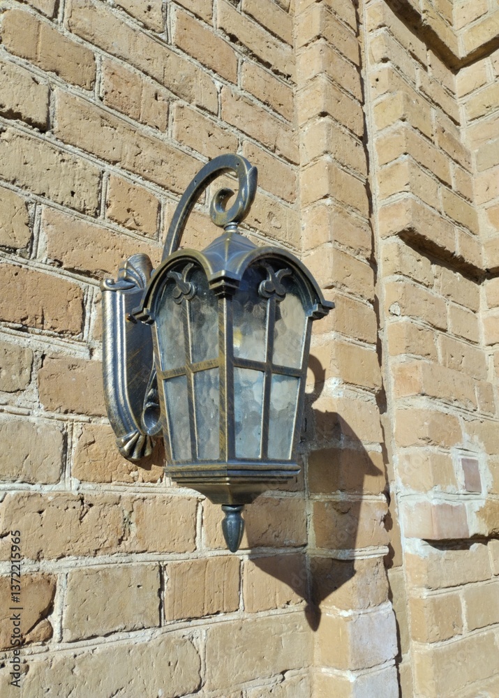 antique cast iron street lamp