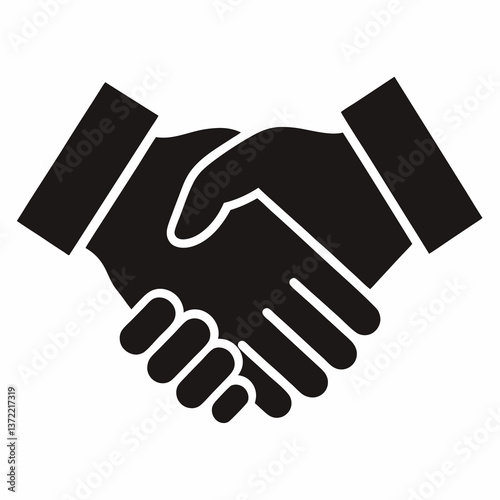 handshake vector illustration