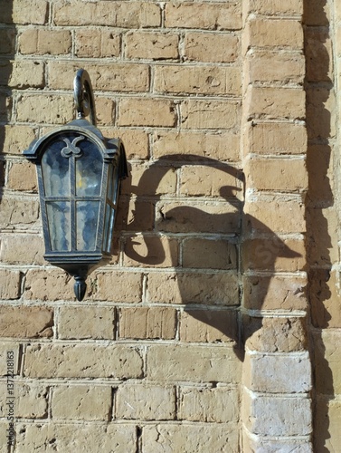 Obraz na płótnie antique cast iron street lamp w salonie