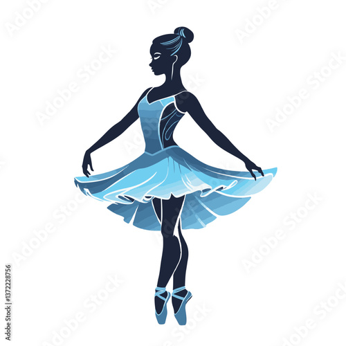 Ballet dancer in a graceful jump showcasing elegance and strength during a performance in a dance studio