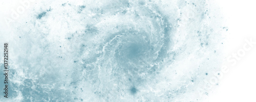 Contemporary Cosmic Art with Misty Nebula, Fluid Motion, and Abstract Texture

