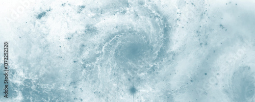 Contemporary Cosmic Art with Misty Nebula, Fluid Motion, and Abstract Texture

