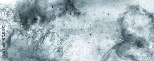 Modern Cosmic Art with Vibrant Blue Nebula, Fluid Swirl, and Soft Texture

