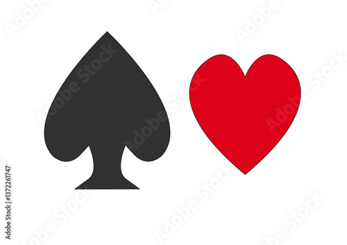 Gaming Card Leaf and Heart