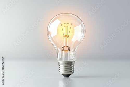 Illuminating Ideas A Light Bulb Symbolizing Inspiration