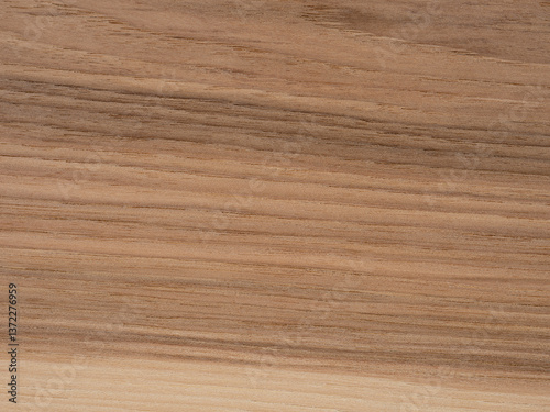 Warm-toned Hickory veneer with natural straight wood grain