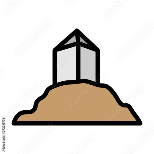 Jabl e Rehmat Vector Filled Icon Design