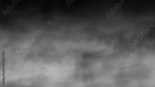 Smoke steam on black background, 4K alpha channel,