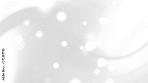 white gradient background features many bright white gradient blurred circles