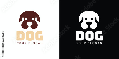 animal logo template design element with modern concept.