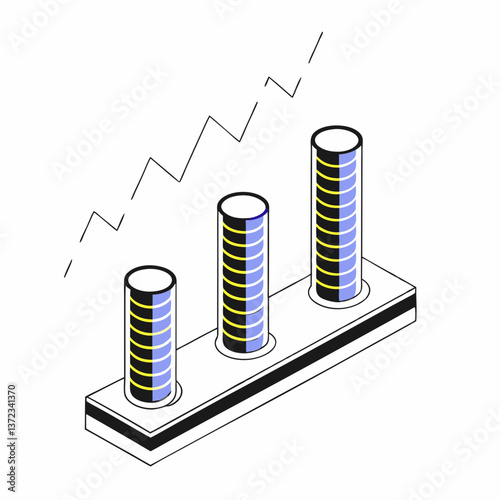 Minimalist Data Visualization Bar Graph