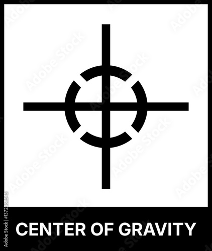 Center of Gravity Symbol