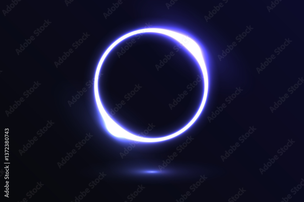Neon magic circle. Futuristic light circle and circle. Light frame. Vector. Magic portal. Neon magic circle. Futuristic light circle and circle. Light frame. Vector. Magic portal.