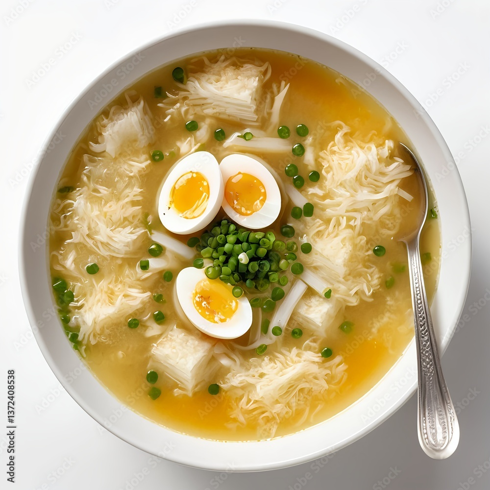 Delicious Egg Drop Soup with Noodles Delicious Egg Drop Soup with Noodles