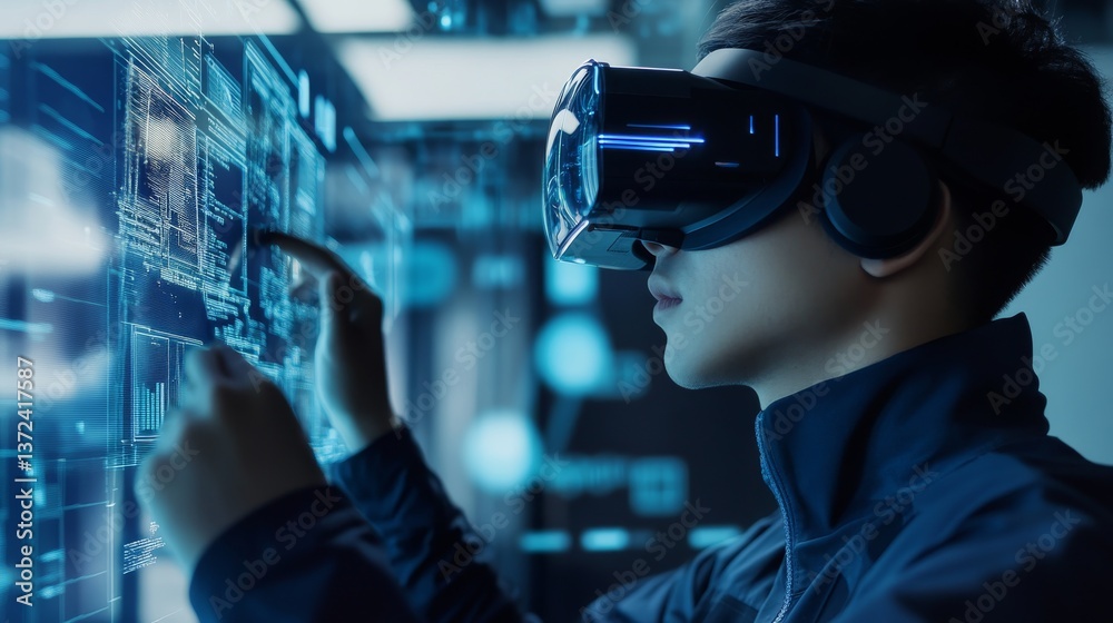 A next gen AI powered virtual reality system, allowing users to explore ancient civilizations in immersive 3D, high-tech VR lab A next gen AI powered virtual reality system, allowing users to explore ancient civilizations in immersive 3D, high-tech VR lab
