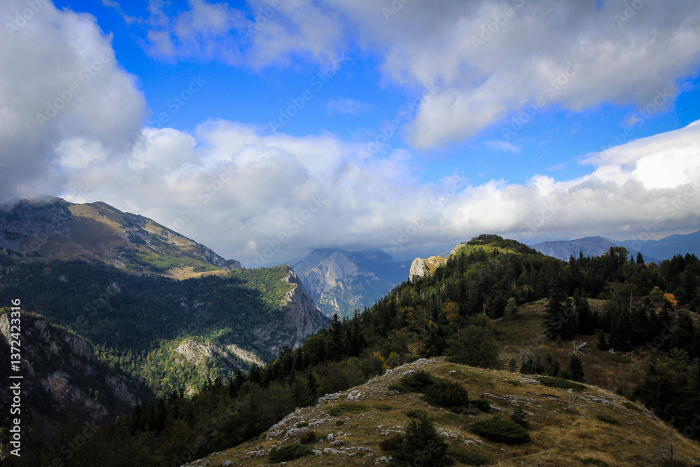 Scenic landscape of Sutjeska National Park, Bosnia and Herzegovina Scenic landscape of Sutjeska National Park, Bosnia and Herzegovina