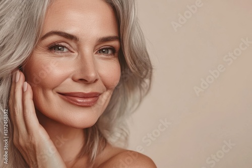 Portraying elegance and confidence, showcasing natural beauty and radiance. Generated AI