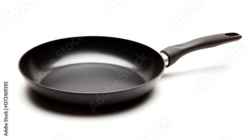 Wallpaper Mural Dynamic Culinary Scene Featuring a Flying Pan Frying Savory Ingredients Over a Clean White Background Torontodigital.ca