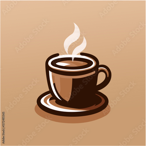 Minimalist Coffee Cup Illustration