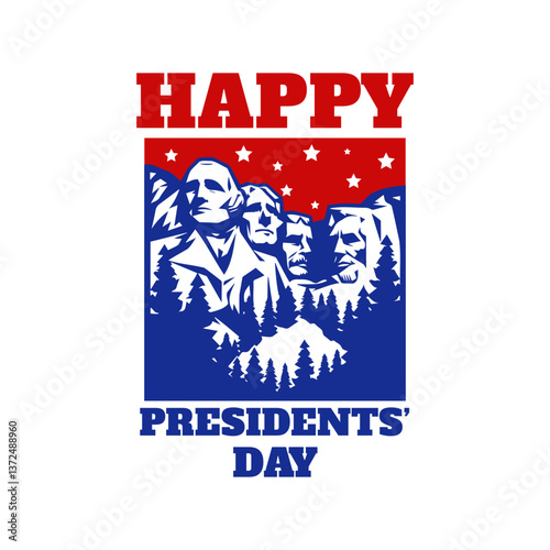 vector illustration of a president's day background
