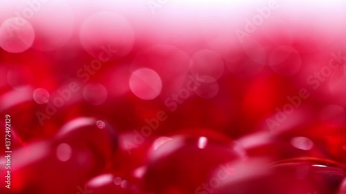 Red pills pharm production line slow motion