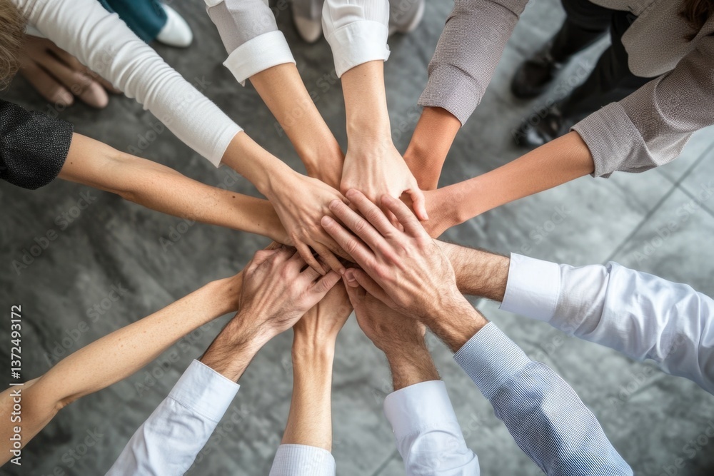 The idea of collaboration and cohesive integration within a team environment. The idea of collaboration and cohesive integration within a team environment.
