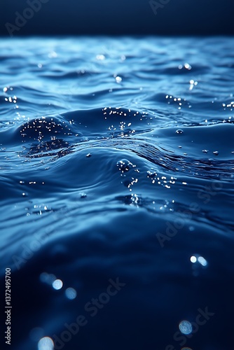 Deep Ocean Water Surface Ripples photo