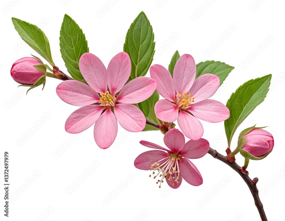 Obraz premium Pink Spring Blossoms on Branch