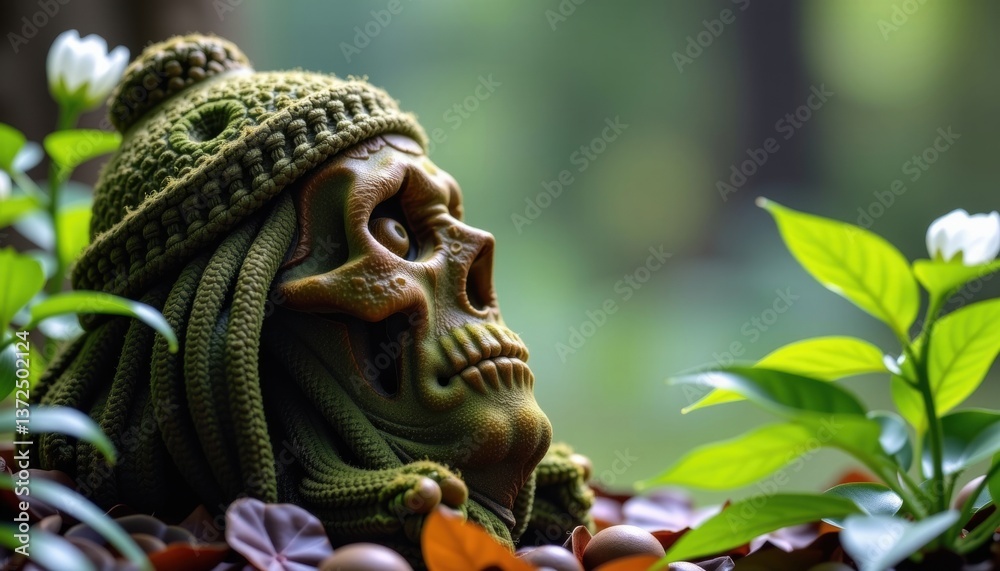 Obraz premium The concept of duality in nature refers to the interconnectedness of opposing forces such as light and dark, good and evil, and life and death