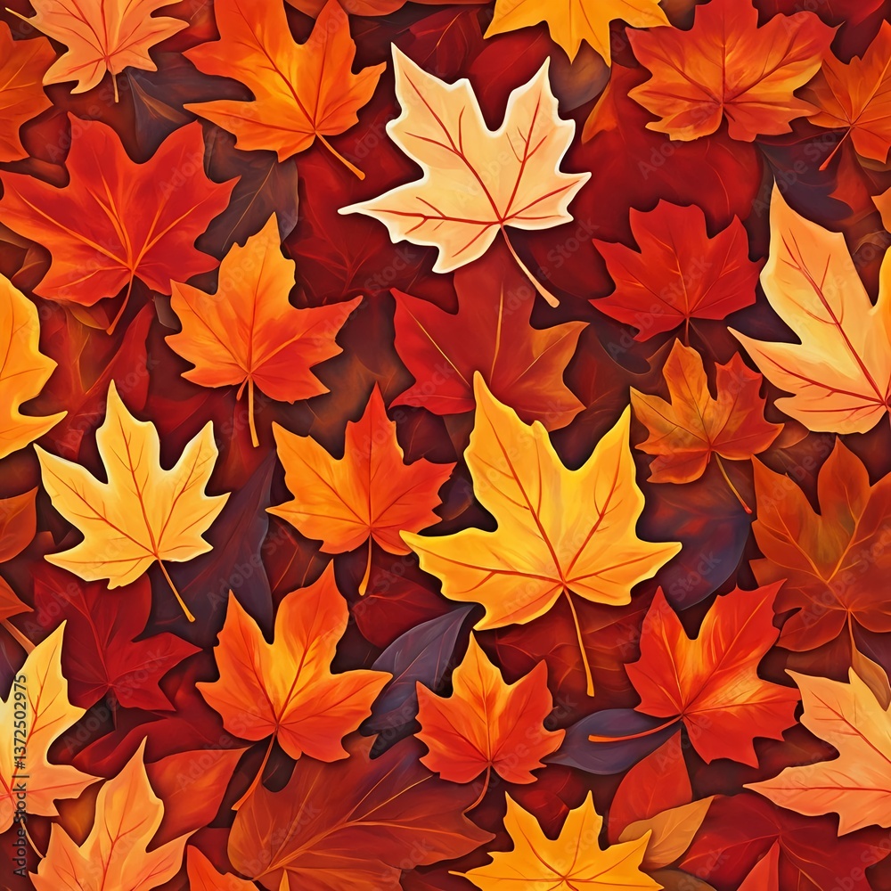 Autumn Maple Leaves Background Autumn Maple Leaves Background