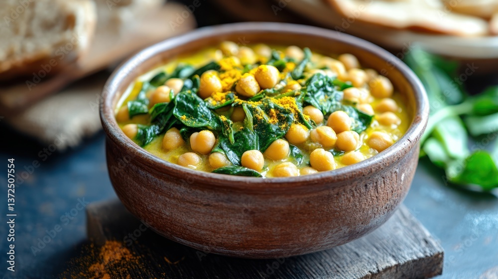 Delightful Chickpea and Spinach Stew: A Wholesome and Flavorful Vegetarian Dish Delightful Chickpea and Spinach Stew: A Wholesome and Flavorful Vegetarian Dish
