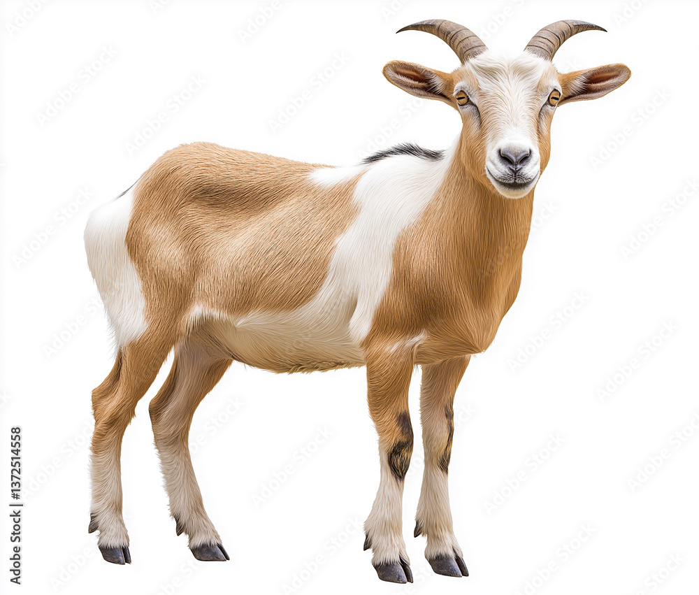 goat isolated on white background goat isolated on white background