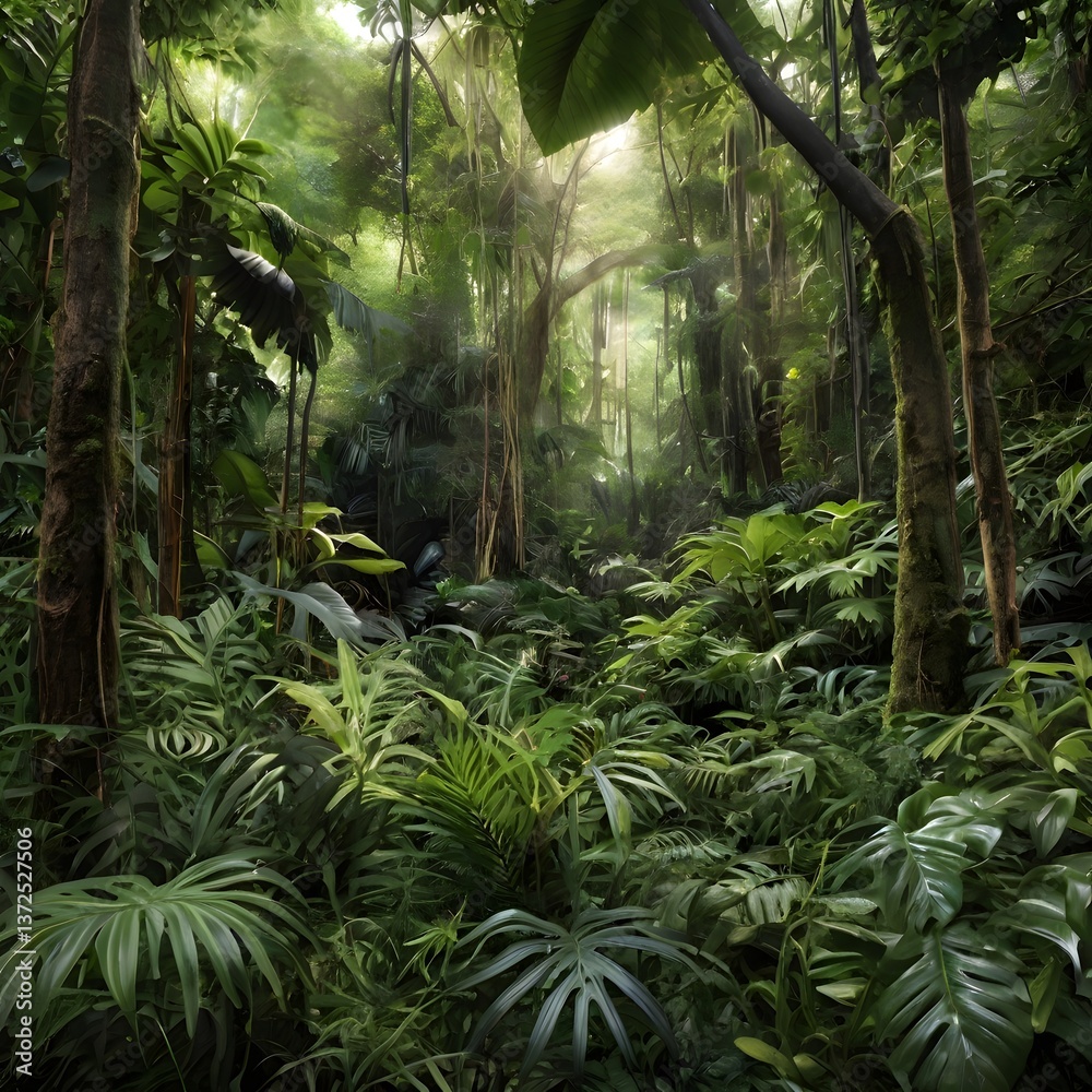 Fototapeta premium forest in the jungle