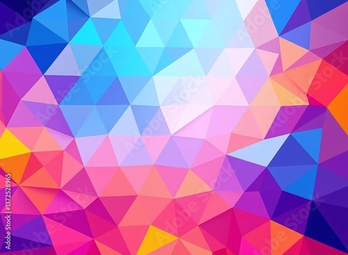 Vibrant Geometric Abstract Background
