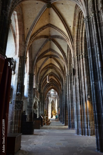 Nuremberg, Germany 10.16.2019: Church of St. Lorenz
