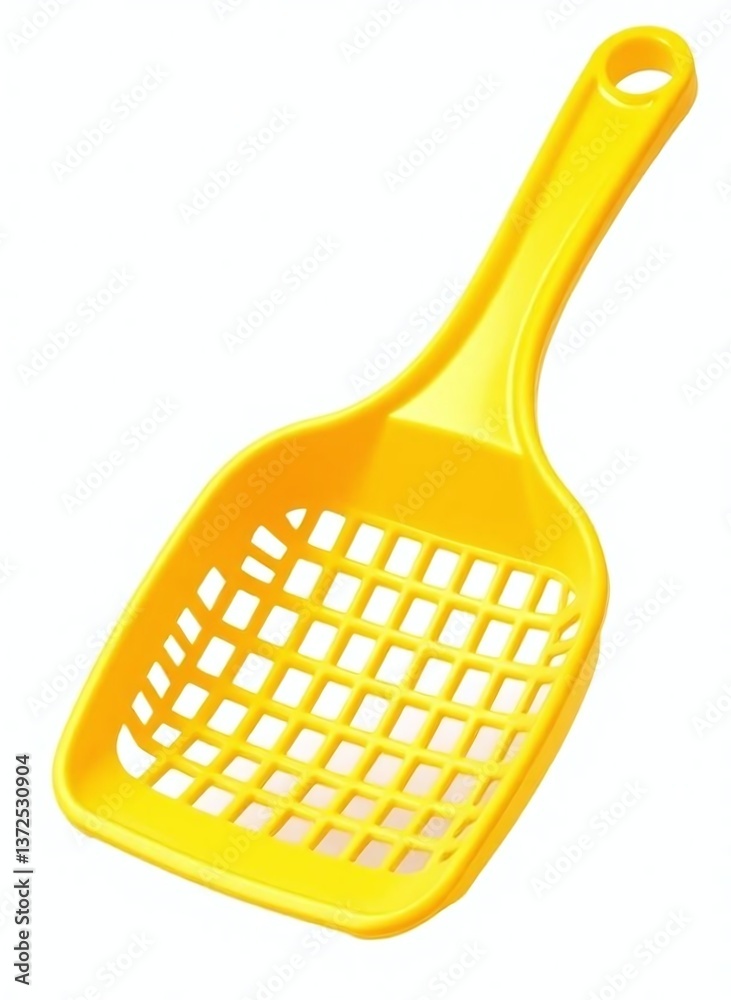 Yellow Plastic Scoop for Pets and Cleaning Yellow Plastic Scoop for Pets and Cleaning