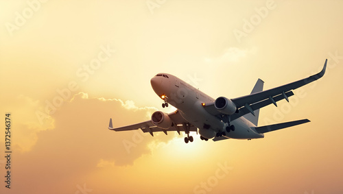 A photo-realistic silhouette of a cargo plane overlaid with a budget report, symbolizing air freight cost management and financial planning.