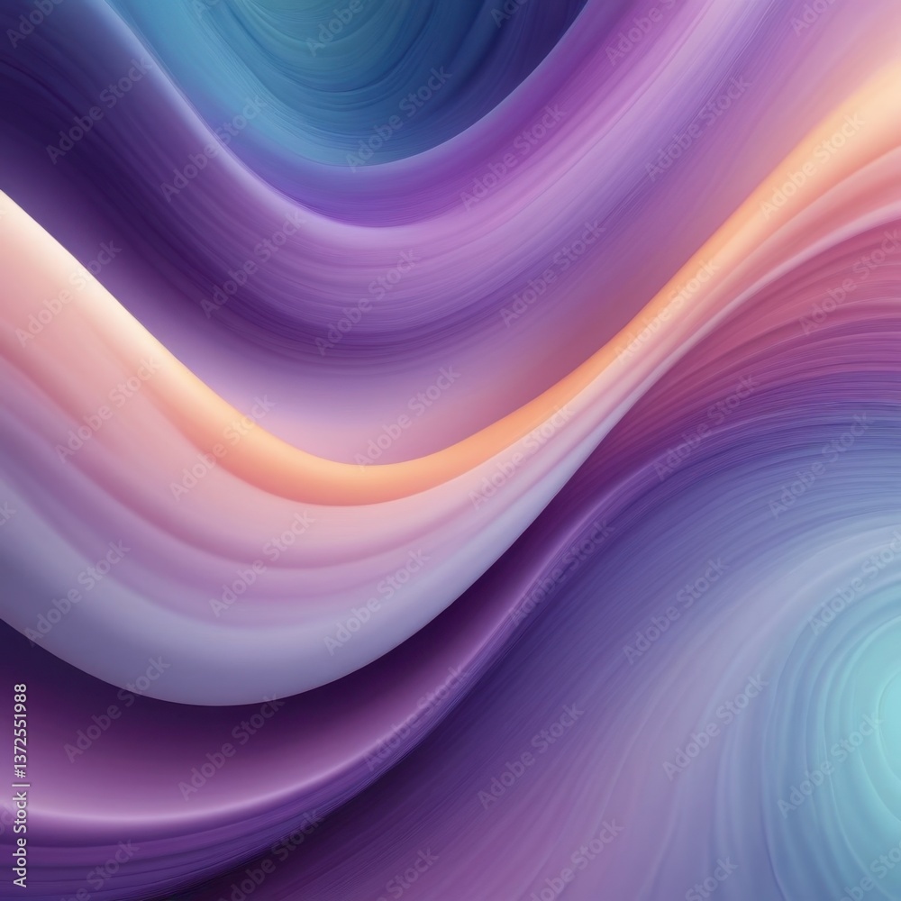 Fototapeta premium Gentle Curves of Color