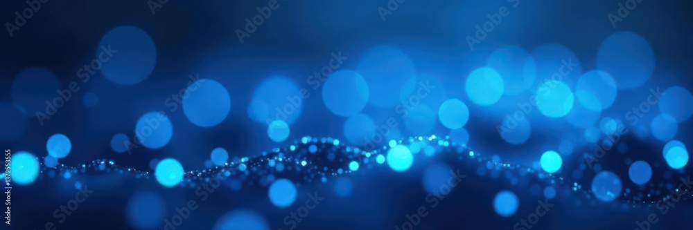 Shimmering cold blue circles, abstract bokeh background , elegant, dreamy Shimmering cold blue circles, abstract bokeh background , elegant, dreamy