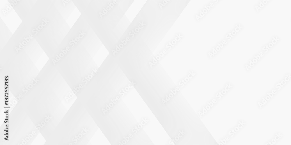 Obraz premium Abstract white background. Minimal geometric white light background abstract design.