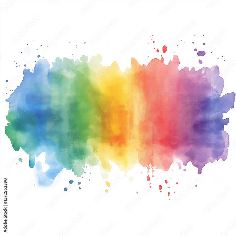 Fototapeta premium Colorful art creativity with vibrant abstract hues and painting design expression