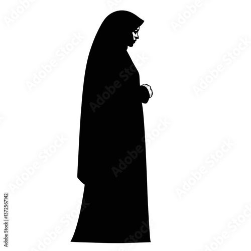 silhouette of a woman